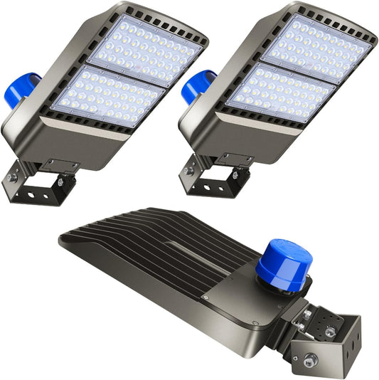 3Pack 200W LED Shoe Box Light,28000LM 5000K IP65 Waterproof Commercial Shoebox Barn Security Yard,Garage,Street Light